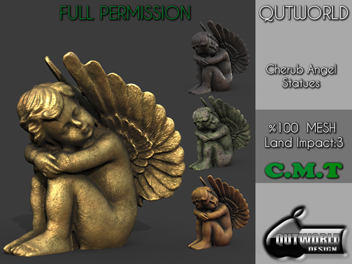 .::QUTWORLD Cherub Angel Statues(Pack)::.FP 