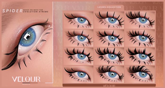 VELOUR "SPIDER" LASHES (DEMO)