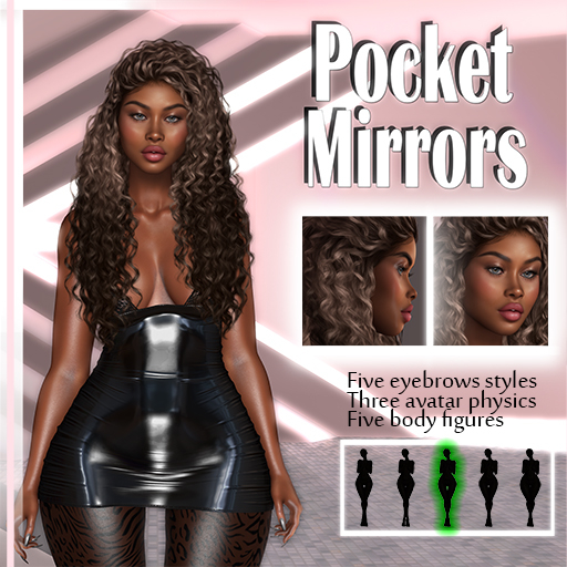 **Pocket Mirrors** Ndeshi SHAPE (add)
