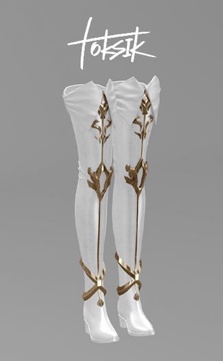 toksik - Malice Boots (White)