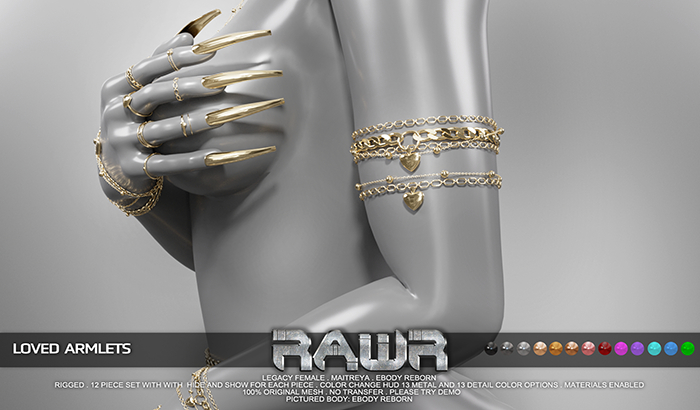 RAWR! Loved Armlets DEMO (add me)