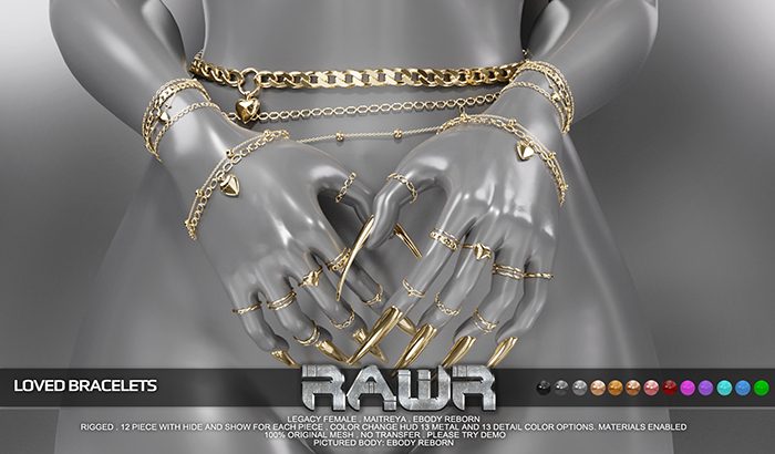 RAWR! Loved Bracelets (add me)