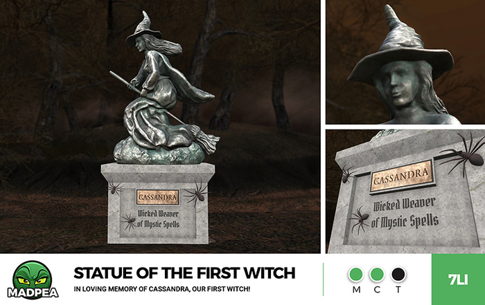 MadPea Statue of the First Witch
