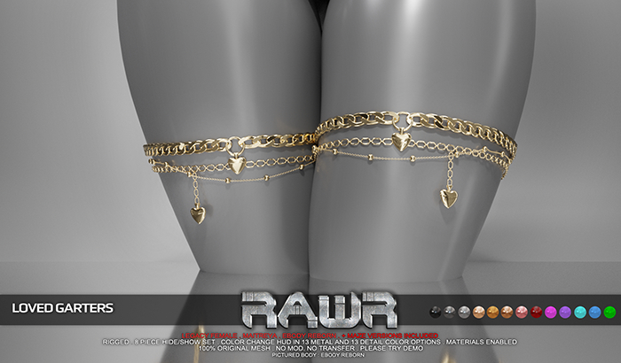 RAWR! Loved Garters (add me)
