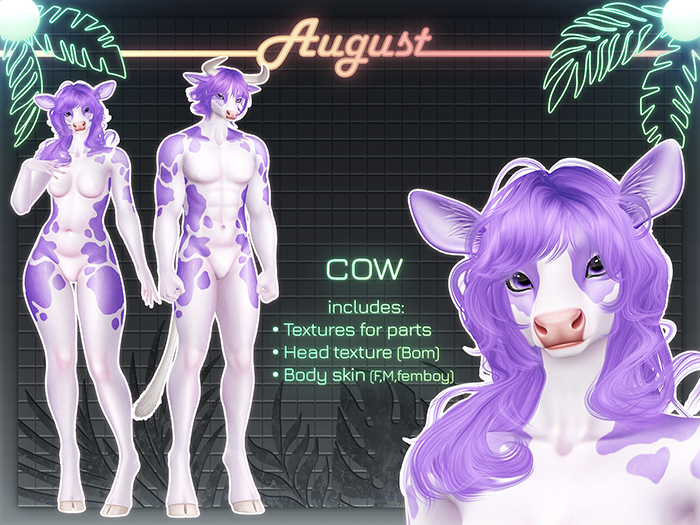 [• AUGUST •] - Cow2 milka (Mod for Herby)