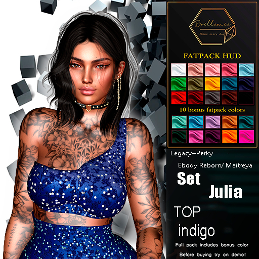 *BRILLANCIA* - Set Julia  top indigo