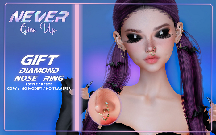 [NG] DIAMOND - NOSE RING [GIFT]