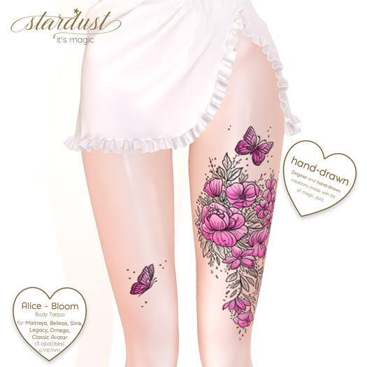 Stardust - Alice - Bloom Tattoo