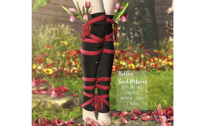 UNA. Tulipa Socks&Laces Fatpack