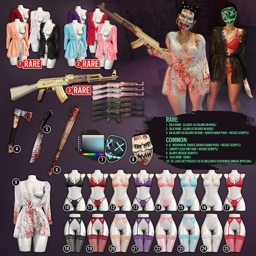 16. .:villena:. - (Maitreya) - Bra+Panties - White