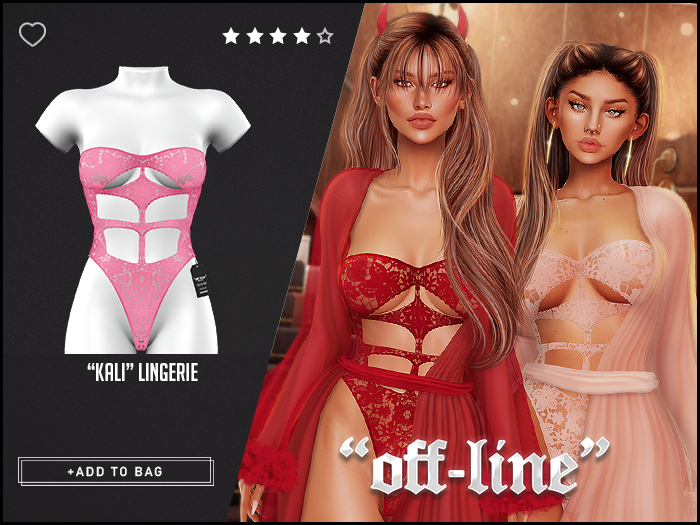 "Off-Line" x "Kali" Lingerie / Pinky