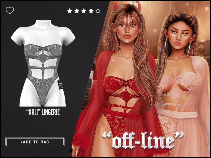 "Off-Line" x "Kali" Lingerie / Grey