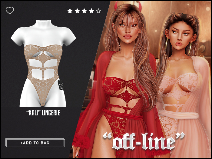 "Off-Line" x "Kali" Lingerie / Cream