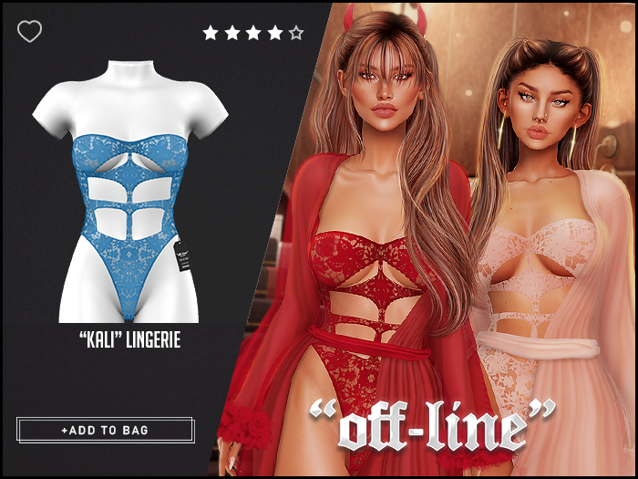"Off-Line" x "Kali" Lingerie / Blue