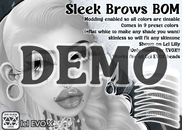 DEMO RaptorJenny - Sleek Brows Evox BOM 