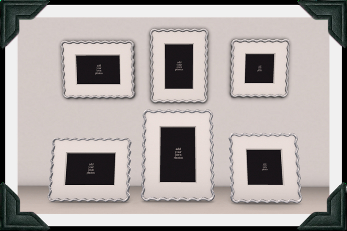floorplan. wavy frame / silver [box]