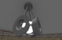 POUPOUNE Super Bright Ceiling Lamp