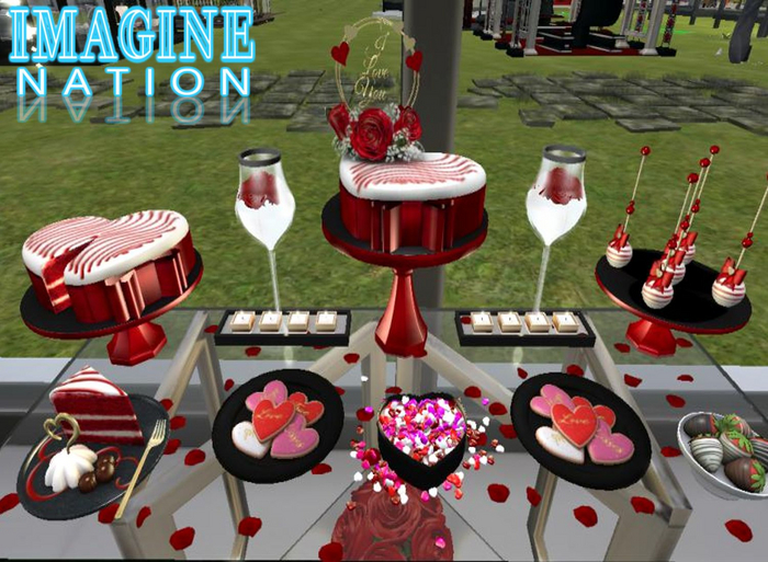 Imagine Valentines Treats Table