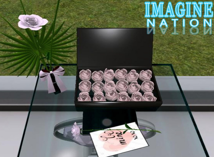 Valentines - Box of Roses - Pink