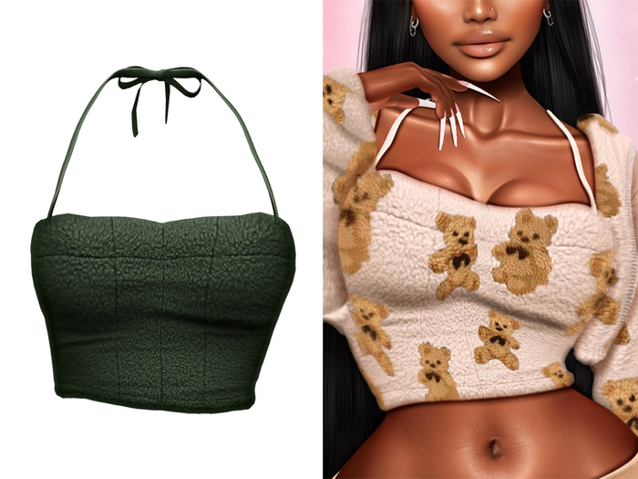 YALLA ~ Clara Corset [FOREST]