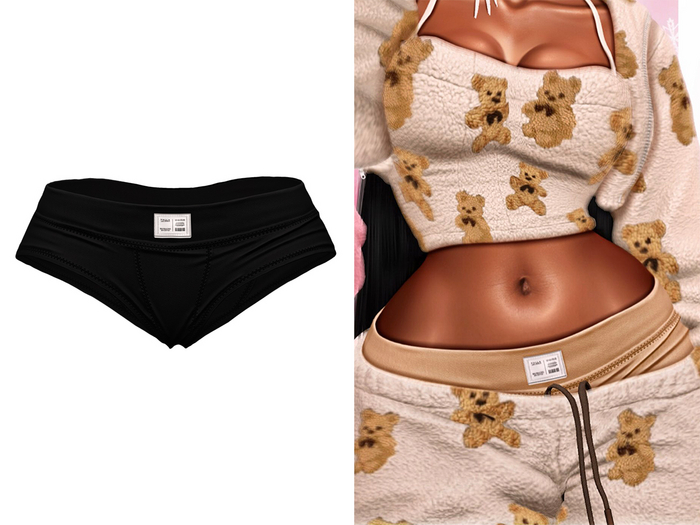 YALLA ~ Clara Panties [BLACK]