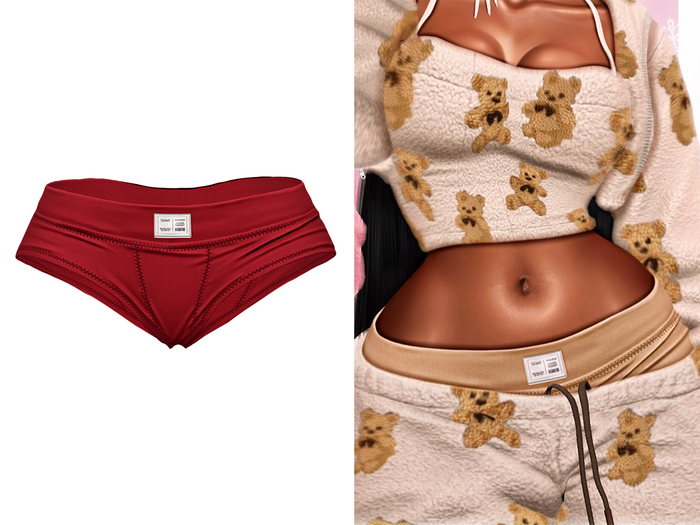 YALLA ~ Clara Panties [RED]