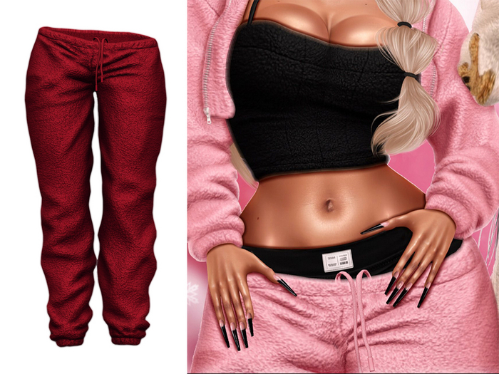 YALLA ~ Clara Joggers [RED]