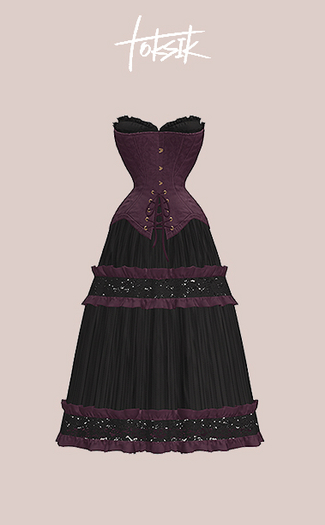 toksik - Placid Dress (Purple)