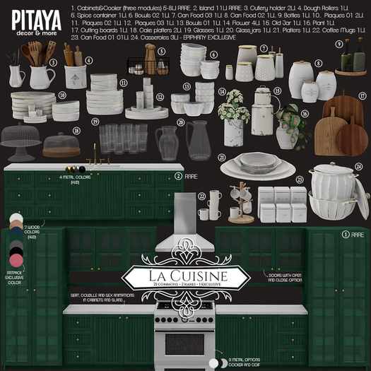 Pitaya - La cuisine - Platters