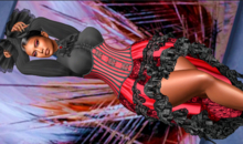 POISON ROUGE Elaine SET RED RARE//legacy