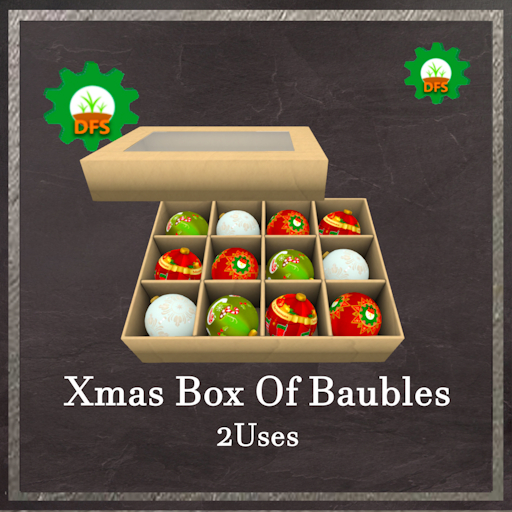 DFS Xmas Box Of Baubles Textur