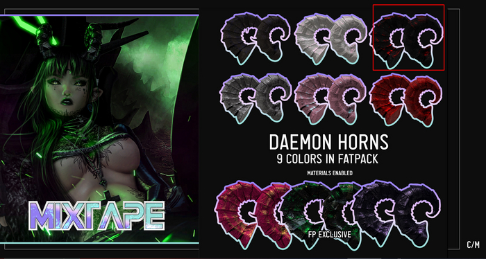 MIXTAPE -daemon horns -  hell black 