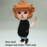 MMT Oversized Jumper Black