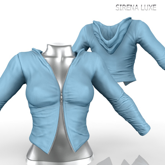 Blue Jacket Slink Hourglass