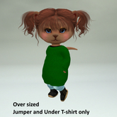 MMT Oversized Jumper Green