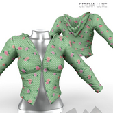 Green Rose Jacket Belleza Freya