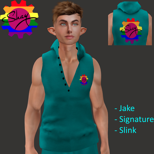 Shay-Gear Logo Sleeveless Hoodie