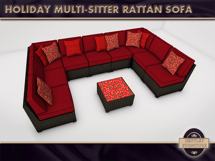 Holiday Multi Sitter Rattan Sofa - PG Version - BOXED