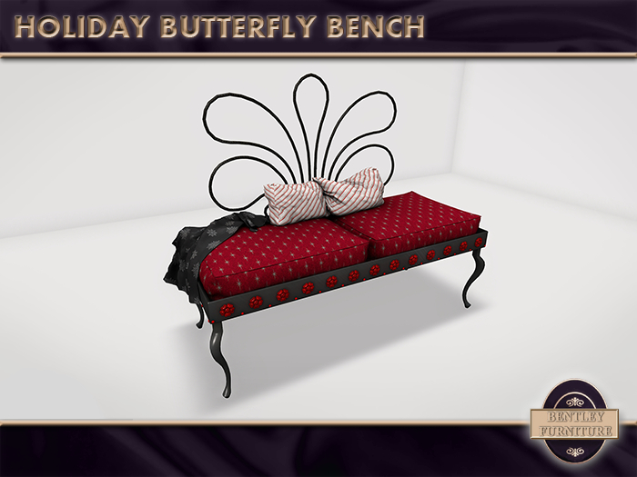 Holiday Butterfly Bench - PG Version - BOXED