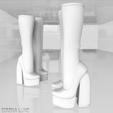 White Soraya Boots Maitreya