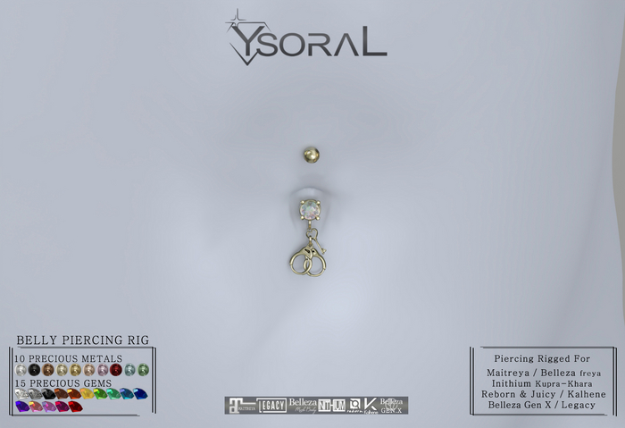 ~~ YsoraL ~~ .: Belly Piercing Handcuff Haby:.