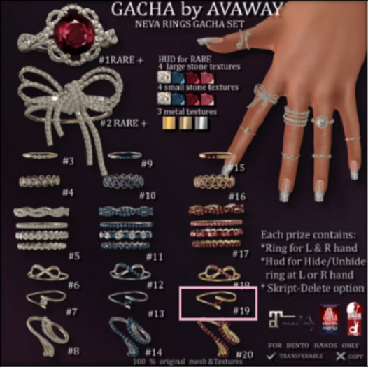 *AvaWay* MEOW_RING_#19_M