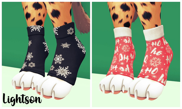 *Lightson* Christmas socks