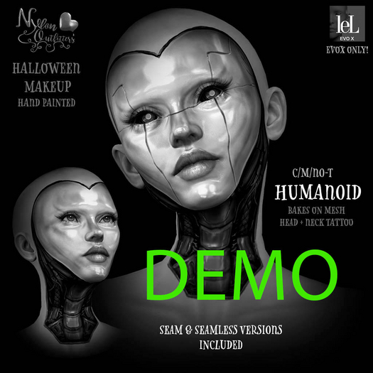 (NO) Halloween Makeup - Humanoid - Demo