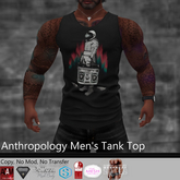 Astronaut Boombox Men's Tank Top (FTNL)