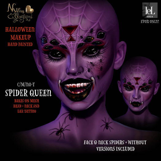 (NO) Halloween Makeup - Spider Queen