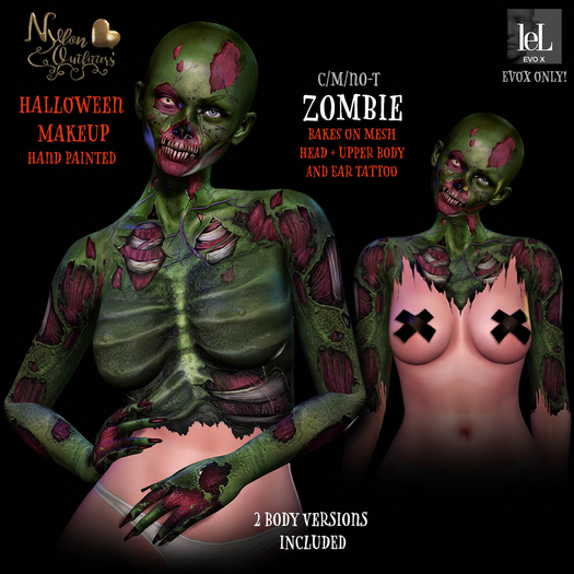 (NO) Halloween Makeup - Zombie