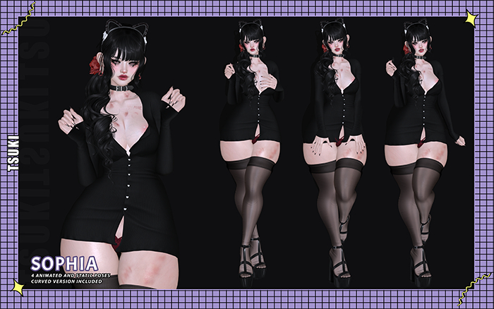Tsuki // Sophia Poses & Anims // FATPACK