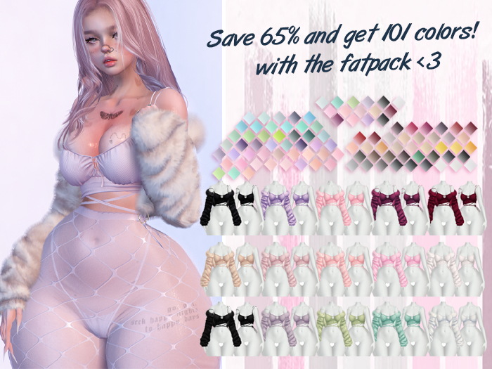 Lunar - Vale Top & Fluffy Jacket - FATPACK