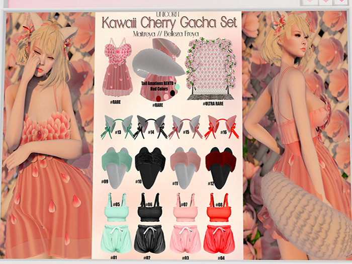 UNICORN -Kawaii cherry //  #02 RARE